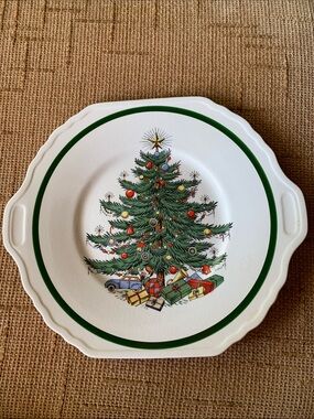Cuthbertson Christmas Tree serving plate